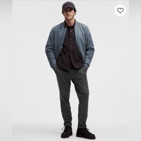 Lululemon Size 31 ABC Slim Fit Dark Gray Warpstreme Chino Pants Men's Waterproof - Picture 13 of 13